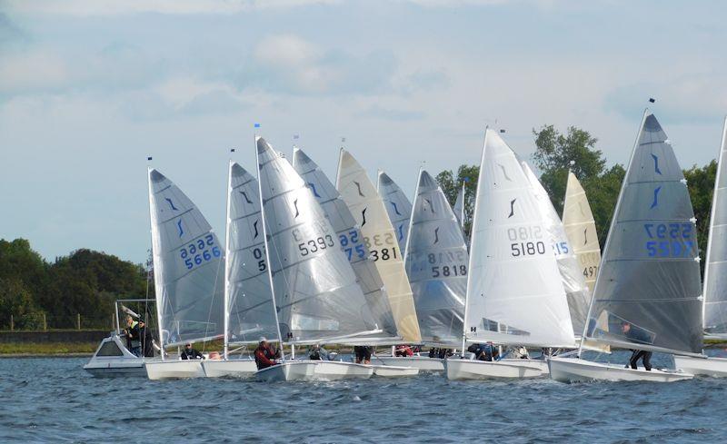 Solo open meeting at Island Barn 2020 photo copyright Nick Marley taken at Island Barn Reservoir Sailing Club and featuring the Solo class