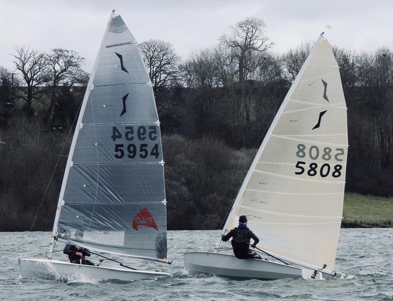 Davenport and MacCarthy did battle in races 1 & 2 during the Noble Marine Solo Winter Championship 2022 - photo © Will Loy