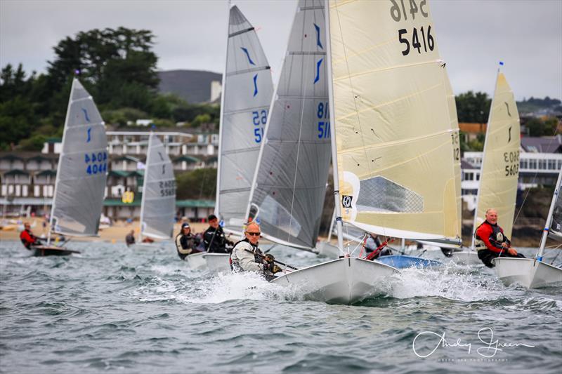 Solos at Abersoch Dinghy Week photo copyright Andy Green / www.greenseaphotography.co.uk taken at South Caernarvonshire Yacht Club and featuring the Solo class