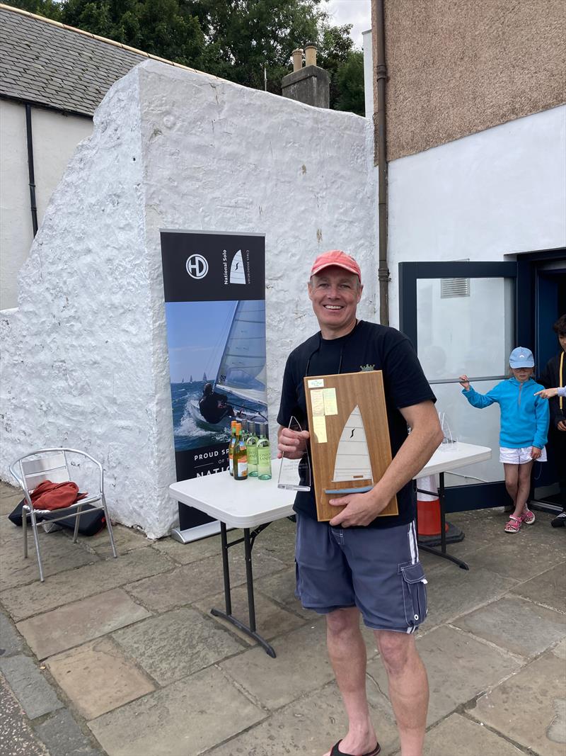 Charlie Brecknell wins the Ben Ledi trophy during the HD Sails Scottish Solo Travellers at Aberdeen & Stonehaven YC photo copyright David Parkin taken at Aberdeen & Stonehaven Yacht Club and featuring the Solo class