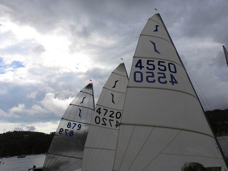 Solo class lines the shore at the Dartmouth Royal Regatta - photo © Caroline Loy