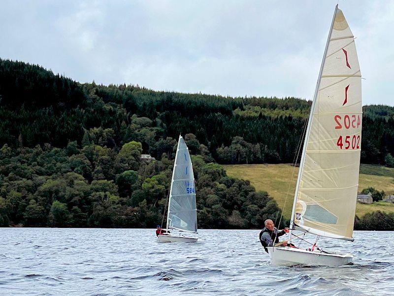 HD Sails Scottish Solo Travellers at Loch Tummel photo copyright Graham Logan taken at Loch Tummel Sailing Club and featuring the Solo class