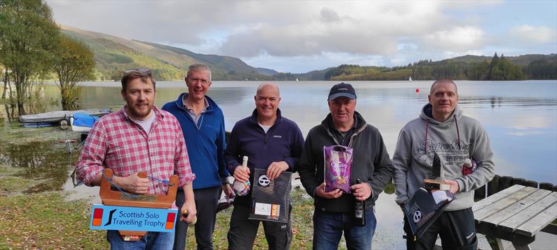 HD Sails Scottish Solo Travellers at Loch Ard photo copyright Robert Signer taken at Loch Ard Sailing Club and featuring the Solo class