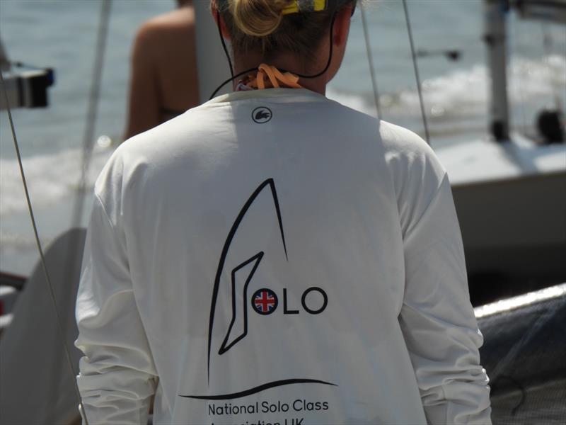 National Solo Class long-sleeved tee photo copyright Will Loy taken at RYA Dinghy Show and featuring the Solo class