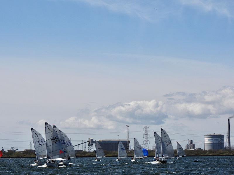 A beautiful day in Port Talbot, Morgan leads during the Solo Welsh Championship photo copyright Will Loy taken at Tata Steel Sailing Club and featuring the Solo class