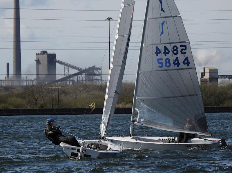 The fires of Mordor burn while the sailors race in the Solo Welsh Championship photo copyright Will Loy taken at Tata Steel Sailing Club and featuring the Solo class