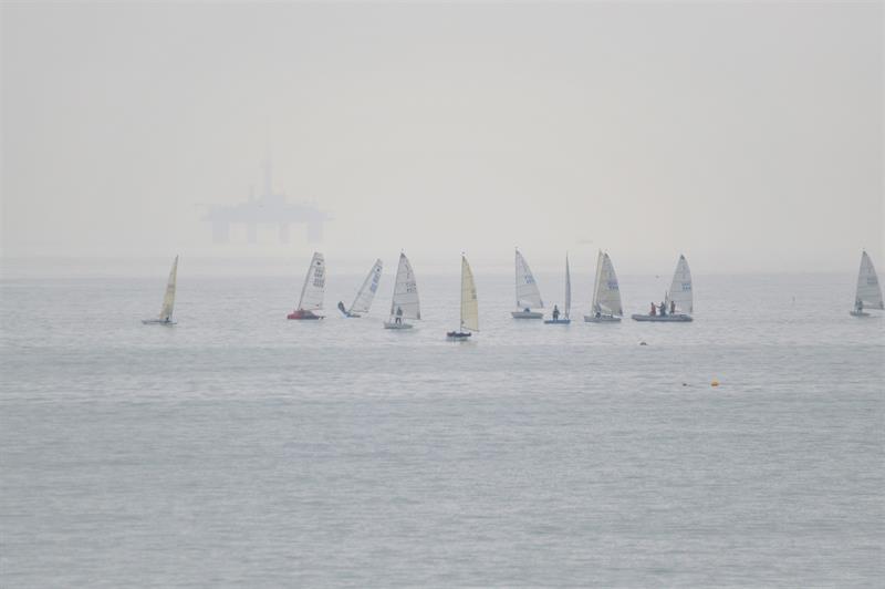 HD Sails Scottish Solo Travellers at Largo Bay photo copyright Donald Aitken taken at Largo Bay Sailing Club and featuring the Solo class