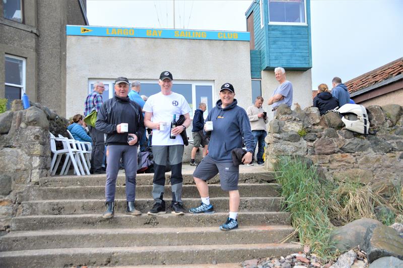 HD Sails Scottish Solo Travellers at Largo Bay photo copyright Donald Aitken taken at Largo Bay Sailing Club and featuring the Solo class