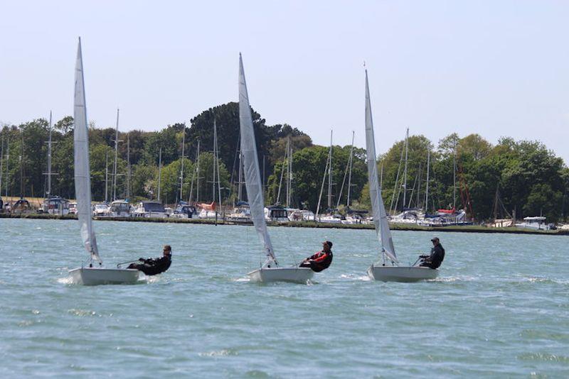 Solo open meeting at Chichester photo copyright Mark Perrow taken at Chichester Yacht Club and featuring the Solo class