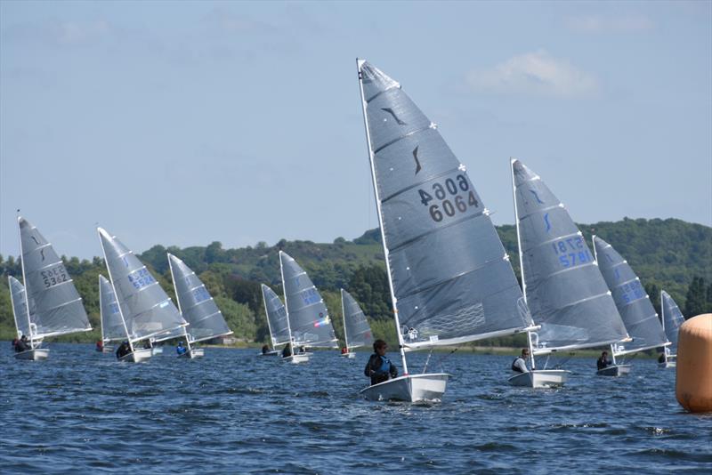 Jamie Morgan leading downwind during the Solo Western Championship - photo © Primrose Salt / CVLSC