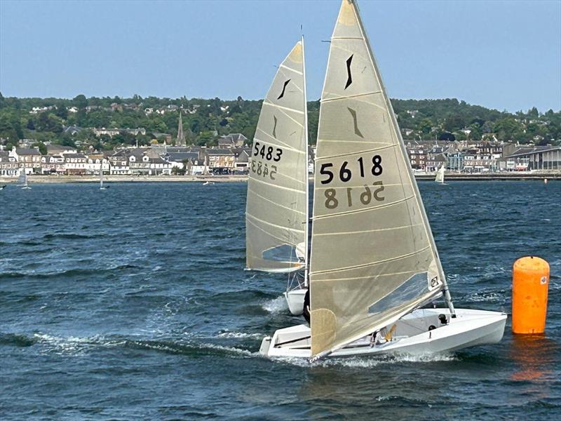 HD Sails Scottish Solo Travellers at Helensburgh photo copyright James Miller taken at Helensburgh Sailing Club and featuring the Solo class