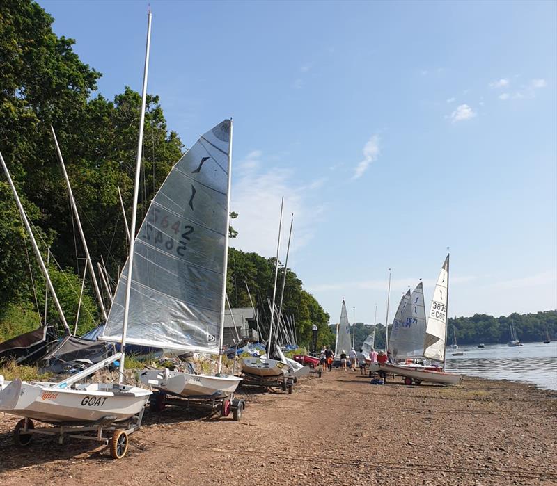 Dittisham Solo Open photo copyright Caroline Loy taken at Dittisham Sailing Club and featuring the Solo class