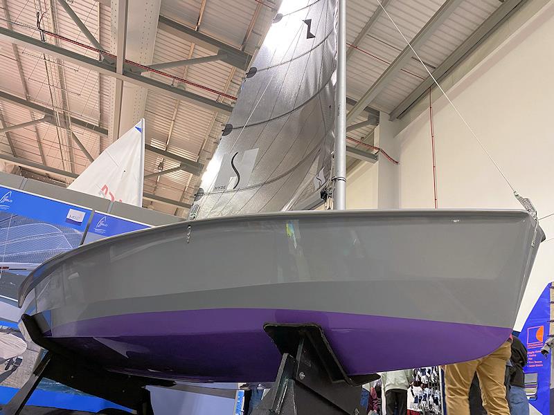 Purple patrol at the RYA Dinghy & Watersports Show 2024 - the Solo class - photo © Magnus Smith