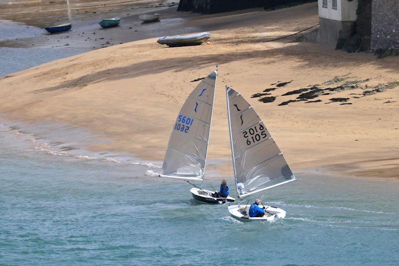 Salcombe Yacht Club Spring Series Race 6 photo copyright Lucy Burn taken at Salcombe Yacht Club and featuring the Solo class