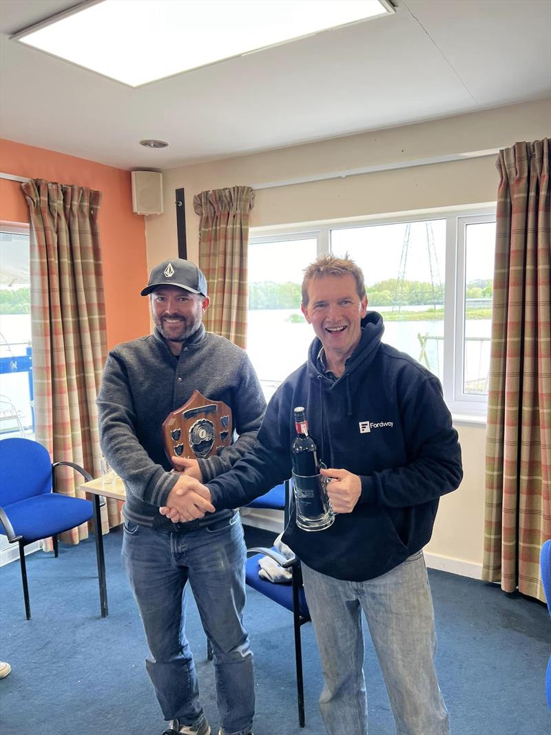 Tom Gillard wins the Burghfield Solo pen photo copyright BSC taken at Burghfield Sailing Club and featuring the Solo class