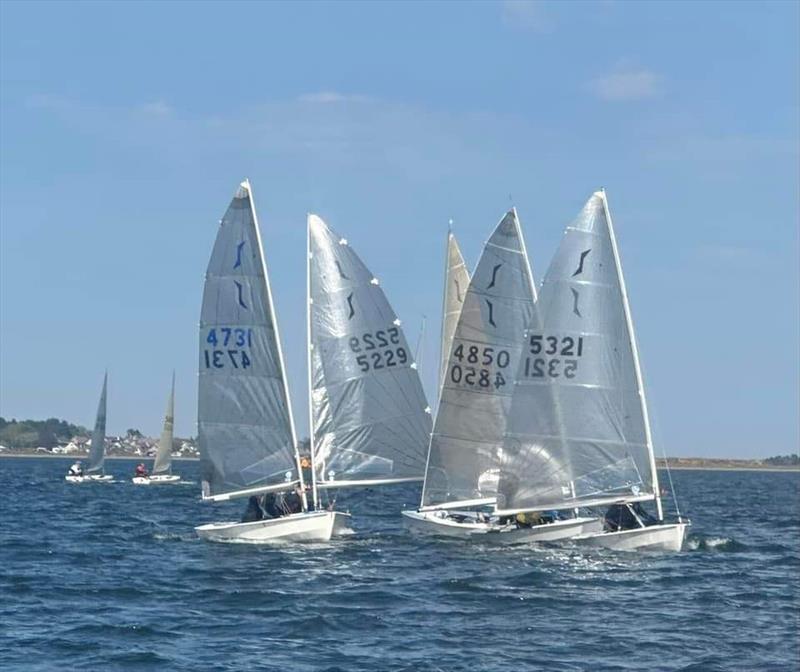 HD Scottish Solo Travellers at Chanonry photo copyright Maria Astill Brown taken at Chanonry Sailing Club and featuring the Solo class