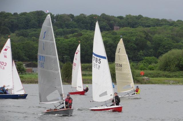 Clear wind was in short supply during the Border Counties Midweek Sailing at Shotwick Lake: photo copyright Brian Herring taken at Shotwick Lake Sailing and featuring the Solo class