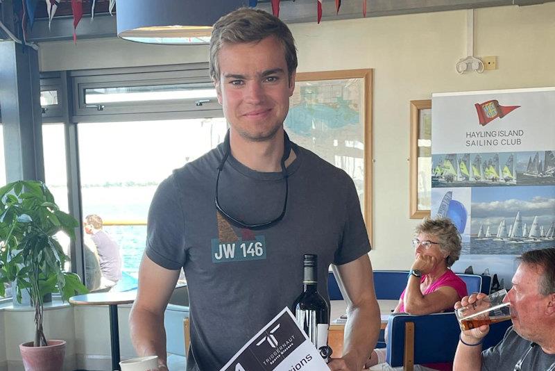 Alex Butler, 2nd - Solo class Southern Area Championships and Tyler Trophy at Hayling Island photo copyright Greg Swift taken at Hayling Island Sailing Club and featuring the Solo class