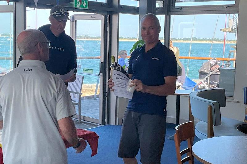 Mark Lee, 3rd - Solo class Southern Area Championships and Tyler Trophy at Hayling Island photo copyright Greg Swift taken at Hayling Island Sailing Club and featuring the Solo class