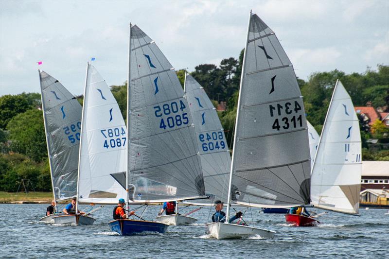 Close racing in the Solo fleet - Solo and Laser Open Meeting at Middle Nene - photo © David Livingstone