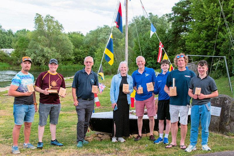 Trophy winners of the day - Solo and Laser Open Meeting at Middle Nene photo copyright David Livingstone taken at Middle Nene Sailing Club and featuring the Solo class