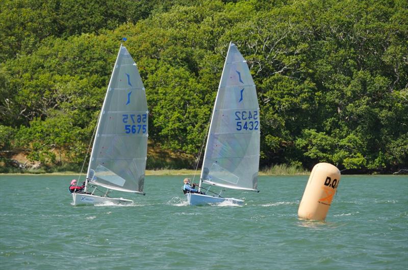 Top women helms Maria Franco Ferro and Nikki Buchanan - Solo Centenary Open Meeting at Dell Quay - photo © John Rogerson