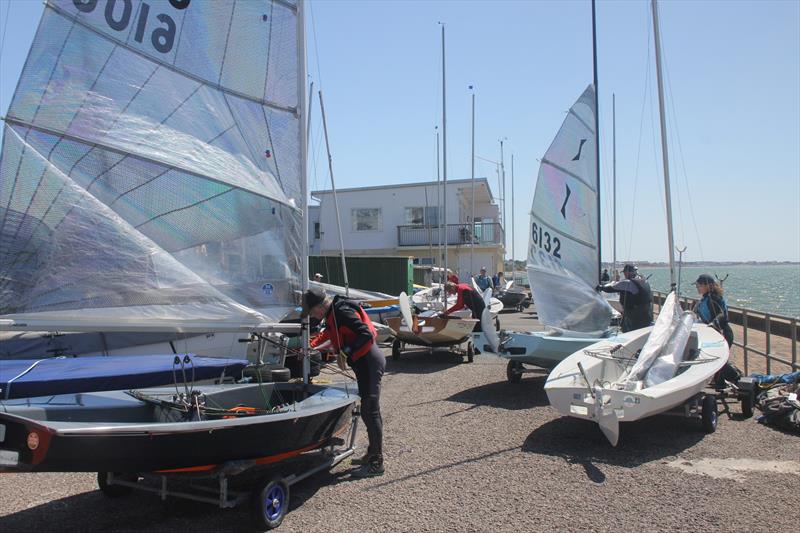 Hill Head SC Solo Open and Spring championship Re-sail - photo © Simon Curtis