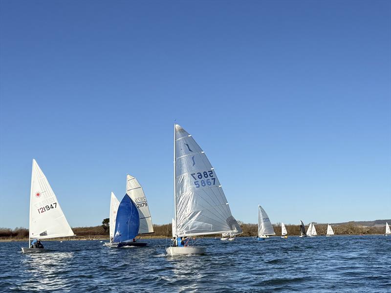 Dell Quay Sailing Club Frostbite Series Day 2 photo copyright James Pound taken at Dell Quay Sailing Club and featuring the Solo class
