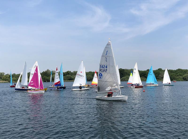 Sailing at SESCA photo copyright Mike Steele taken at St Edmundsbury Sailing & Canoeing Association and featuring the Solo class
