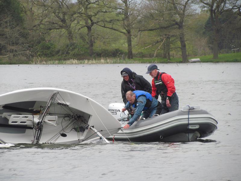 A busy day for the rescue team during the Border Counties Series at Nantwich - photo © Brian Herring