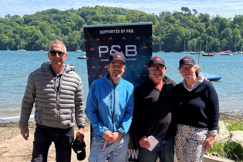 Top three places and First Lady - P&B Solo Western Series at Dittisham - photo © NSCA