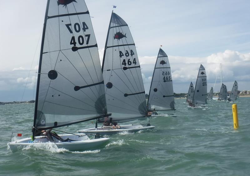Lee-on-the-Solent Solution Open photo copyright Karen Ward taken at Lee-on-the-Solent Sailing Club and featuring the Solution class