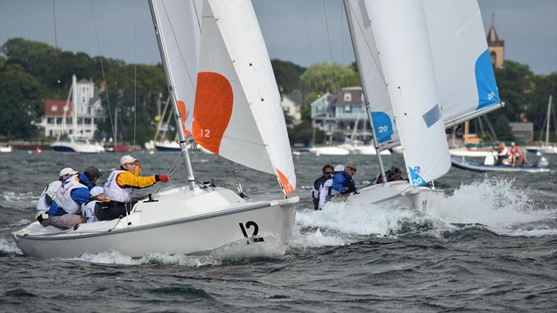 2018 Hinman Masters Team Race photo copyright Stuart Streuli / New York Yacht Club taken at New York Yacht Club and featuring the Sonar class