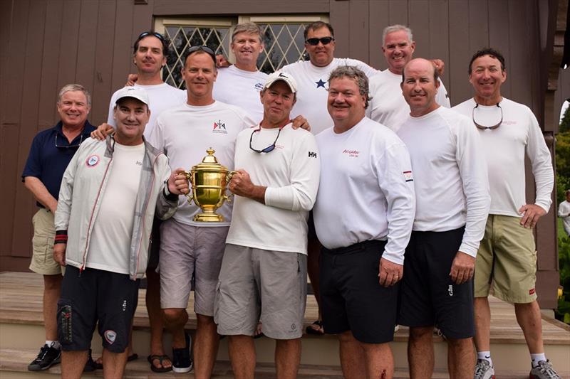 2018 Hinman Masters Team Race - Winners photo copyright Stuart Streuli / New York Yacht Club taken at New York Yacht Club and featuring the Sonar class