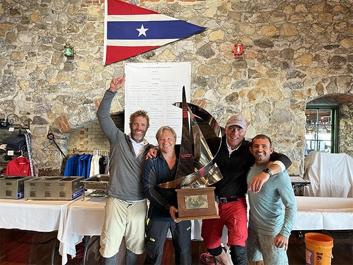 2022 Sonar World Championship photo copyright John Quackenboss taken at Lake Sunapee Yacht Club and featuring the Sonar class