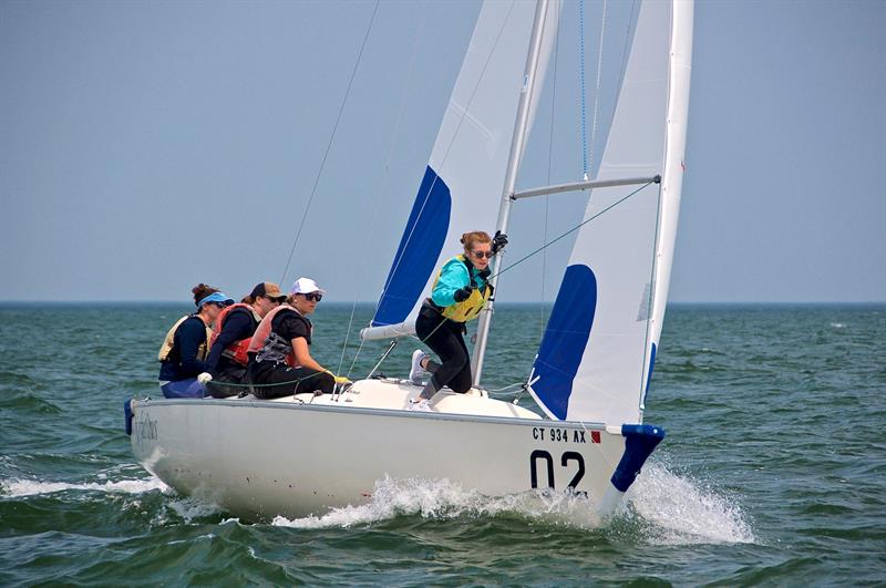 Inaugural Susan Widmann Sinclair Women's Championship photo copyright 2023, Rick Bannerot, Ontheflyphoto.net taken at Noroton Yacht Club and featuring the Sonar class