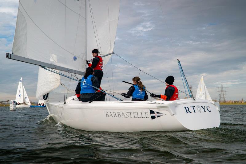 2024 Schools British Keelboat League Championship photo copyright Freddie Cardew-Smith / RTYC taken at Royal Thames Yacht Club and featuring the Sonar class