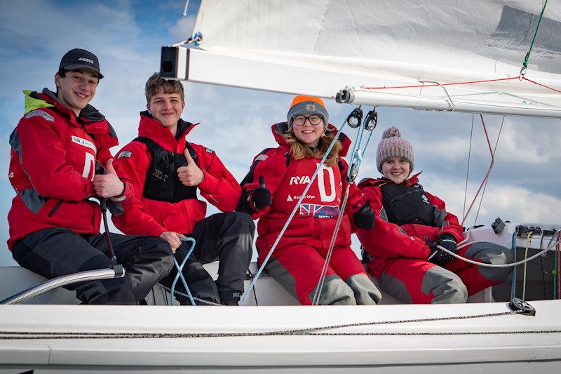 2024 Schools British Keelboat League Championship photo copyright Freddie Cardew-Smith / RTYC taken at Royal Thames Yacht Club and featuring the Sonar class