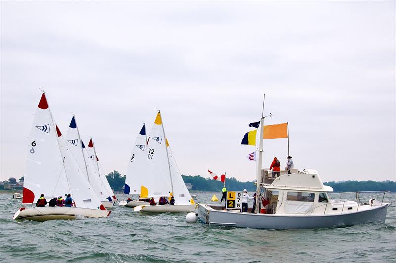 Susan Widmann Sinclair Women's Championship photo copyright Rick Bannerot / www.ontheflyphoto.net taken at Noroton Yacht Club and featuring the Sonar class