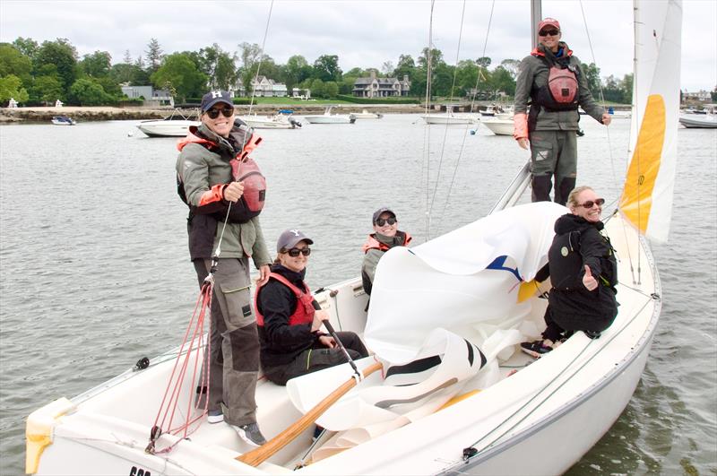 Cowles - Susan Widmann Sinclair Women's Championship photo copyright Rick Bannerot / www.ontheflyphoto.net taken at Noroton Yacht Club and featuring the Sonar class