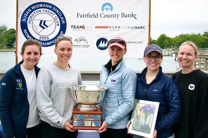 Winners, Team Cowles (L to R) Anne-Elizabeth Sidamon-Eristoff, Emma Cowles, Carmen Cowles (twins), Margaux Cowles, Lauren Seigal - photo © Rick Bannerot / www.ontheflyphoto.net