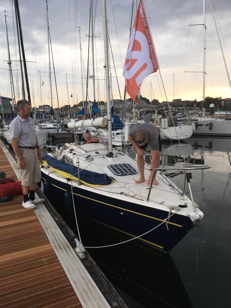 Sonatas preparing for the Nationals at Parkstone photo copyright Sarah Hornby taken at Parkstone Yacht Club and featuring the Sonata class