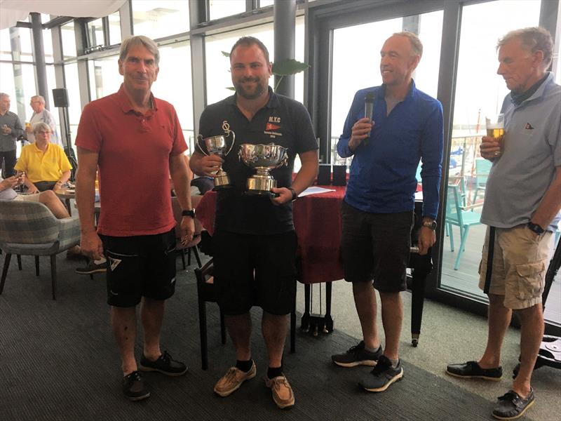 Sonatas Nationals at Parkstone Day 1 - Joe Cross wins the day photo copyright Sarah Hornby taken at Parkstone Yacht Club and featuring the Sonata class