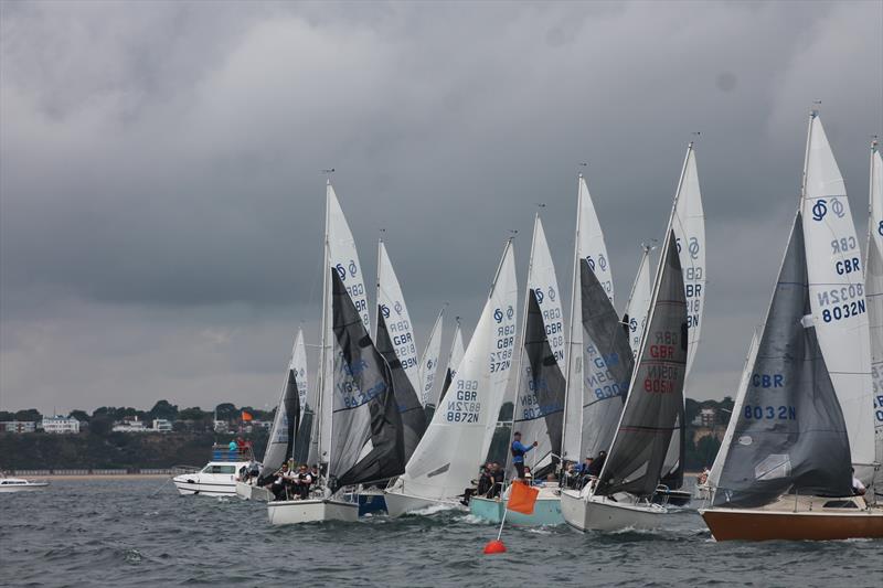 Sonatas Nationals at Parkstone Day 2 photo copyright Sarah Hornby taken at Parkstone Yacht Club and featuring the Sonata class