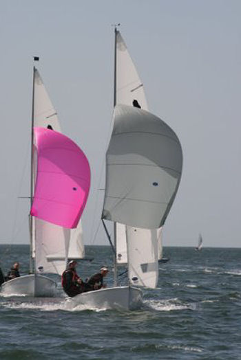 Speed Sails win the GP14 nationals photo copyright Andy Bury taken at Llandudno Sailing Club and featuring the  class