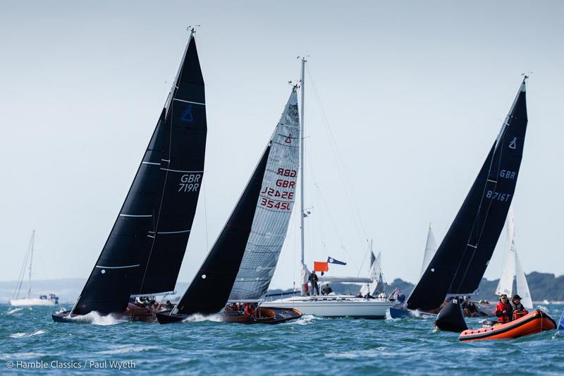 Spirit Yachts – Dido, Vesper1 and Ondine of Ipswich - 10th Hamble Classics Regatta photo copyright Paul Wyeth / www.pwpictures.com taken at Hamble River Sailing Club and featuring the  class