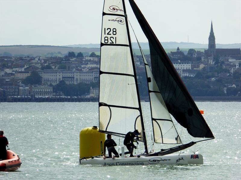 Spitfire Nationals at Stokes Bay photo copyright Paul D'Arcy & Sam Rowell taken at Stokes Bay Sailing Club and featuring the Spitfire class