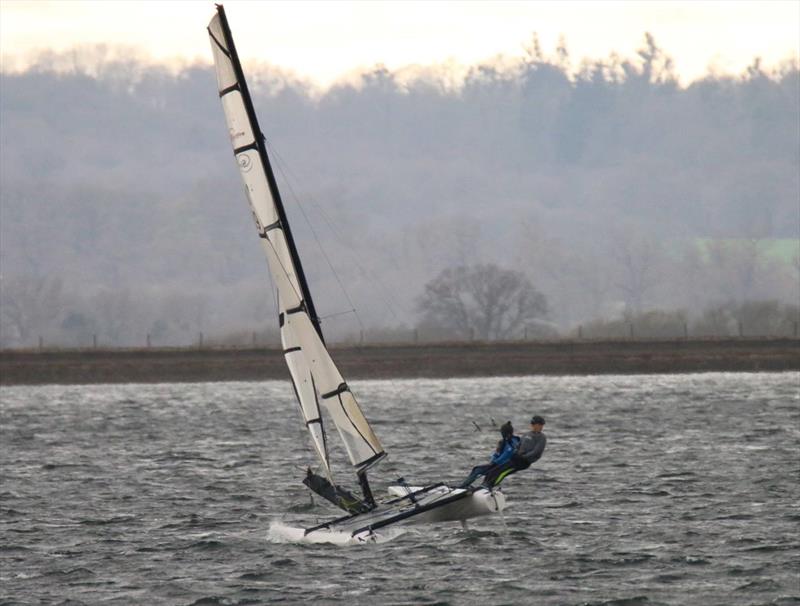 Strong winds for the Spitfire TT at Datchet photo copyright British Spitfire Class Associatio taken at Datchet Water Sailing Club and featuring the Spitfire class