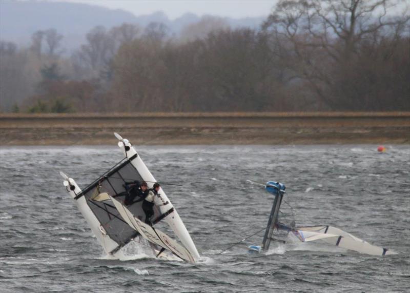 Strong winds for the Spitfire TT at Datchet photo copyright British Spitfire Class Associatio taken at Datchet Water Sailing Club and featuring the Spitfire class