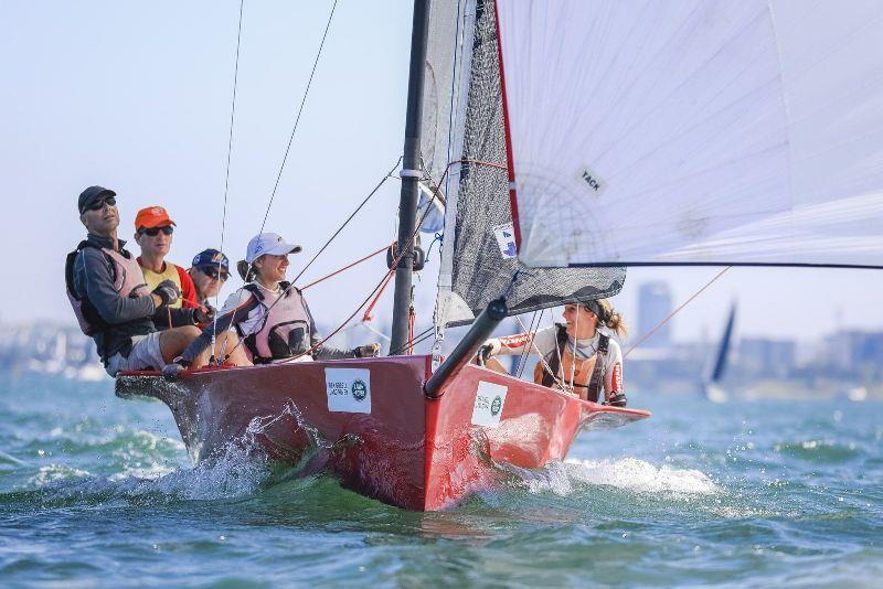 Sports boat at 2018 Festival of Sails photo copyright Salty Dingo taken at Royal Geelong Yacht Club and featuring the Sportsboats class